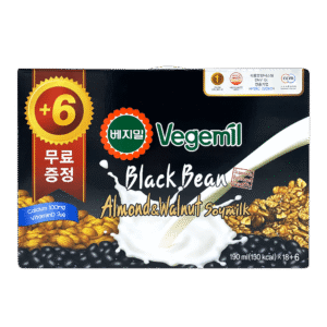 Vegemil Black Bean Almond&walnut Soymilk 6.43oz(190ml) 24 Packs