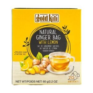 Gold Kili Natural Ginger Bag With Lemon Tea, 60g