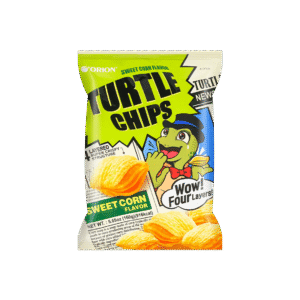 Turtle Chips Sweet Corn Flavor,Crispy Korean Party Corn Snacks, 160g