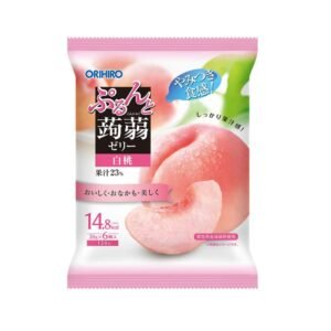 Konnnyaku Jelly white peach Flavor 20g*6 packs/120g